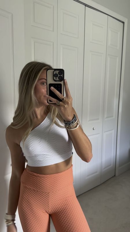 Booty by brabrants. Croc leggings. Peach leggings. Sports bra. One shoulder sports bra. #outfit #fashion #style #ootd #ootn #outfitoftheday #fashionstyle  #outfitinspiration #outfitinspo #tryon #tryonhaul #fashionblogger #microinfluencer #fyp #lookbook #outfitideas #currentlywearing #styleinspo #outfitinspiration outfit, outfit of the day, outfit inspo, outfit ideas, styling, try on, fashion, affordable fashion. #workoutgear #workoutwear #pilates #ootd #outfit #athleticwear #athleticoutfit #bikershorts #sportsbra #pilatesoutfit #athleisure 

#LTKfitness #LTKstyletip #LTKU