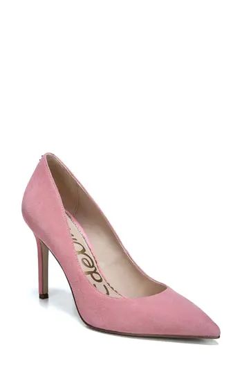 Women's Sam Edelman Hazel Pointy Toe Pump, Size 5.5 M - Pink | Nordstrom