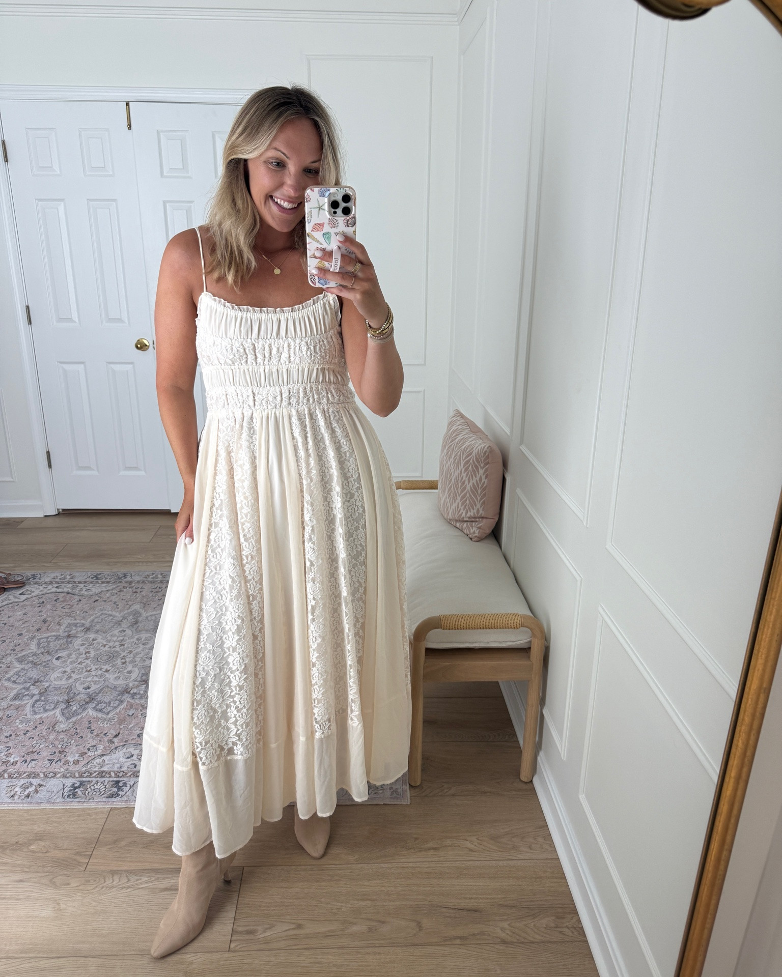 Fall family photo dresses! I wore this cream dress last year for photos and had to grab it in these 2 other colors! Wearing a med

#LTKMidsize #LTKSeasonal
