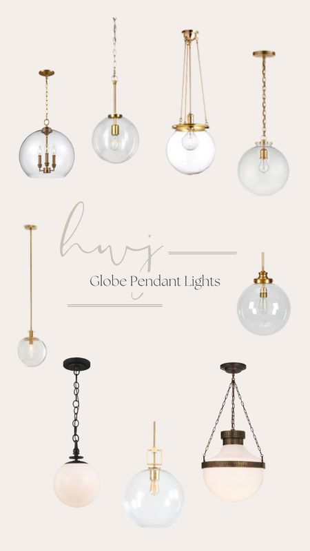 Globe pendant lights

#LTKhome