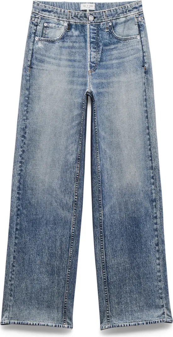 Miramar Wide Leg Cotton Terry Sweatpant Jeans | Nordstrom