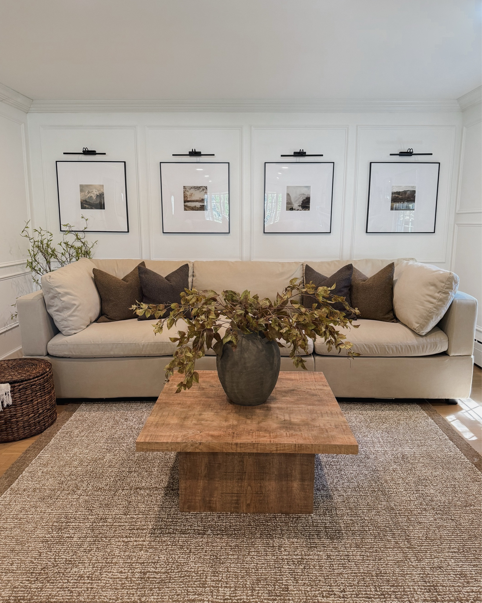 ** Neutral, earthy, & cozy living room sofa and decor. 🤎


#LTKSaleAlert #LTKfoodie #LTKHome