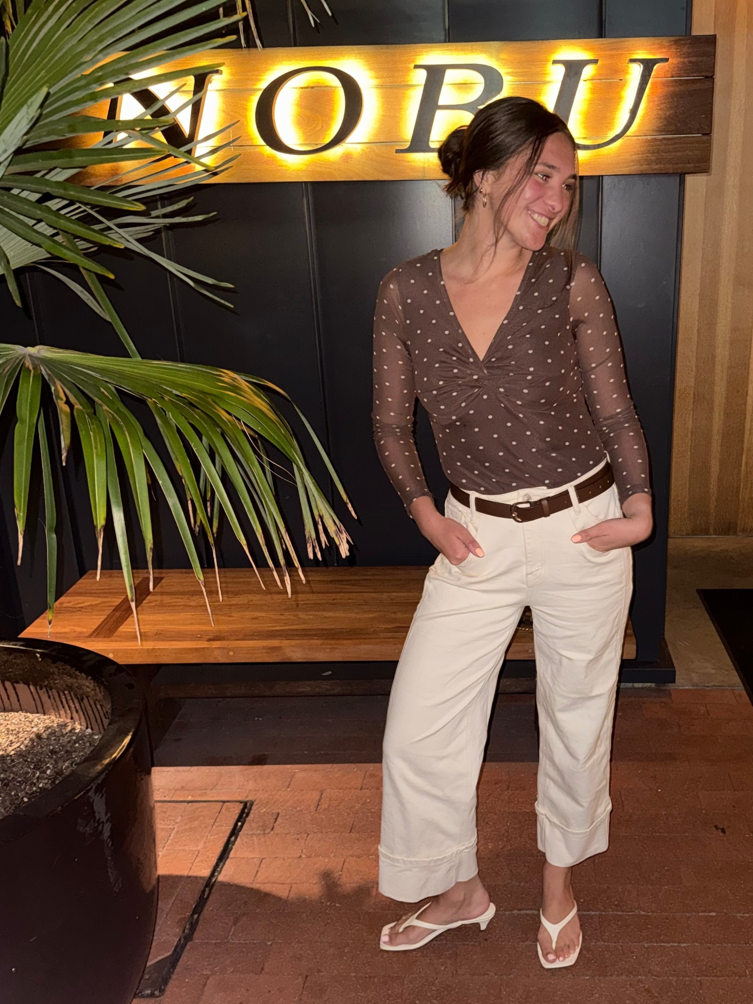 Polka dots are in 
Date night outfit idea, added a few different options to recreate this look🤎

#LTKgrwm #LTKSpringSale #LTKootd