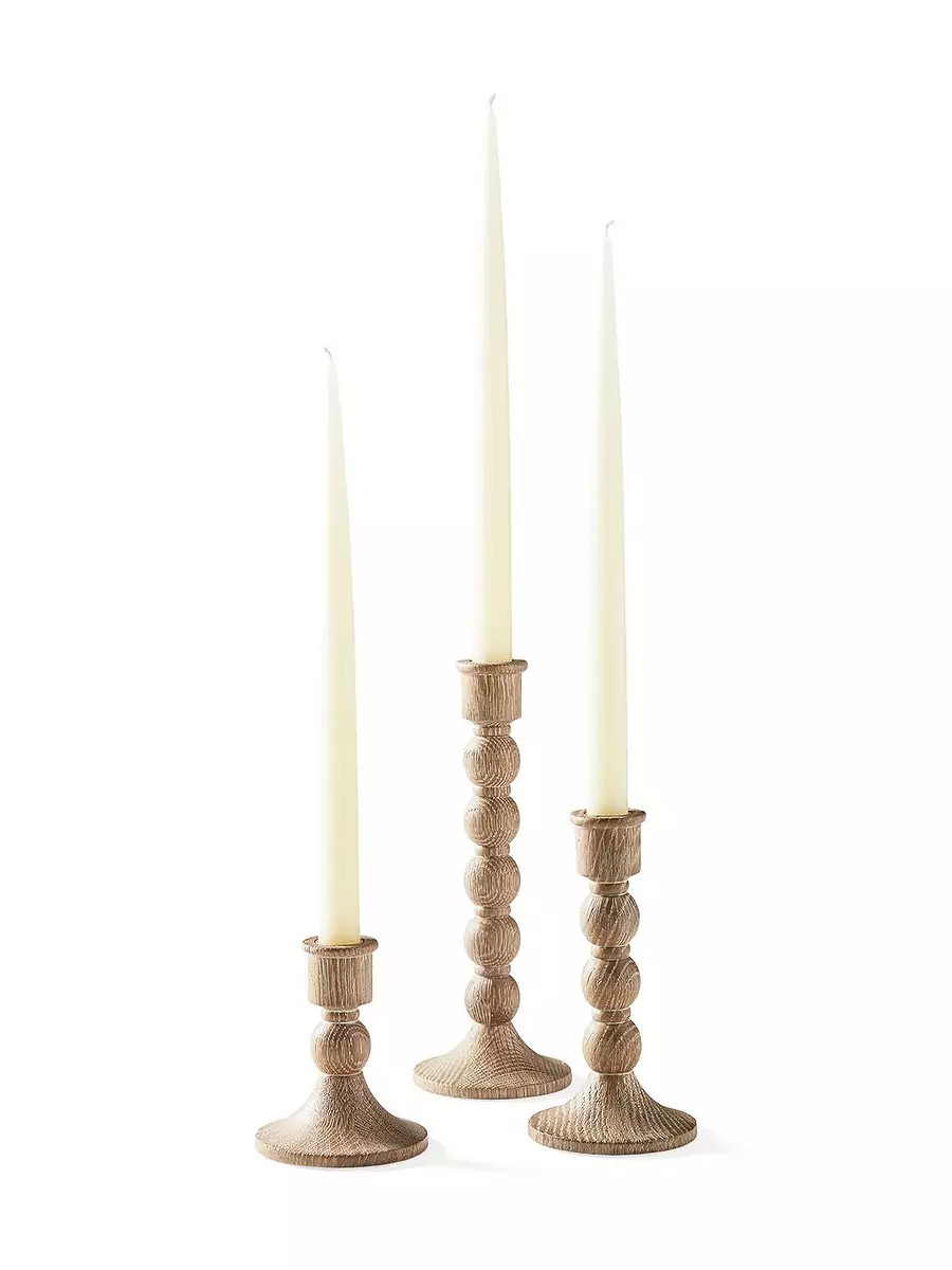 Bobbin Taper Candle Holder | Serena and Lily