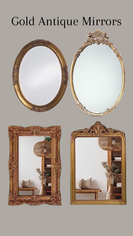 Gold Antique Mirrors #goldmirror #antiquemirror #mirror #homedecor

#LTKFind #LTKstyletip #LTKhome