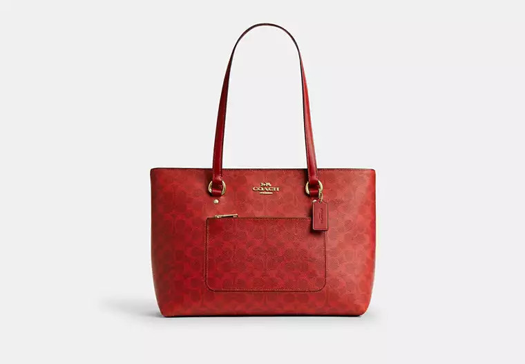 Station Tote Bag In Signature Canvas | Coach (US)