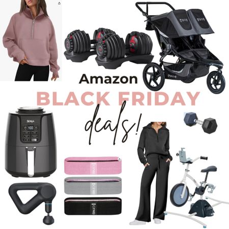 Amazon Black Friday deals for all my fitness and wellness minded mommas! These dumbbells are a staple in our house! I own all of these things minus the kids bike and love them from the air fryer to the theragun. These are all great discounts and deals on my favorite fitness, athleisure products! 

#LTKfitness #LTKCyberWeek #LTKGiftGuide