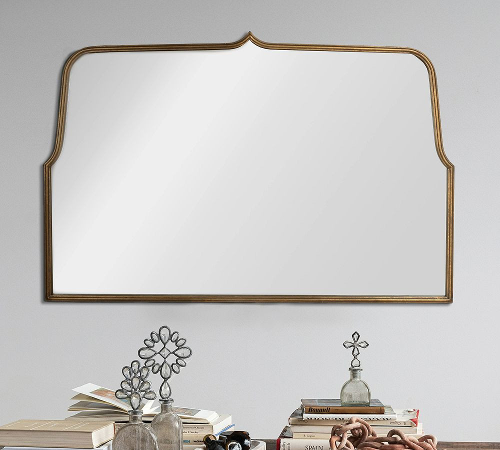 Colette Arched Mantle Mirror | Pottery Barn (US)