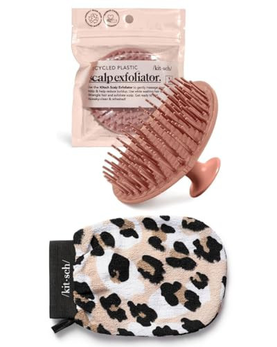 Kitsch Hair Scalp Massager Brush & Exfoliating Glove with Discount | Amazon (US)