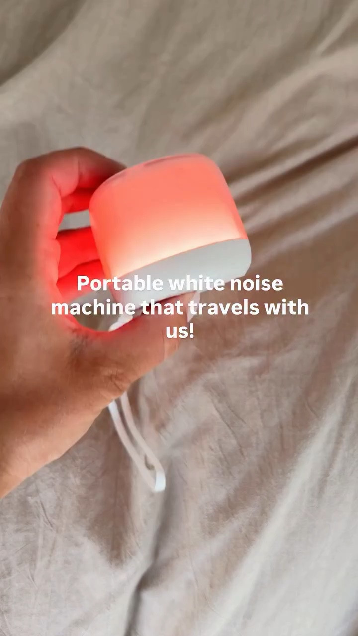 This portable white noise machine glows and has so many different sound options!

#portablewhitenoisemachine #whitenoise #babyproducts

#LTKBaby #LTKKids #LTKTravel