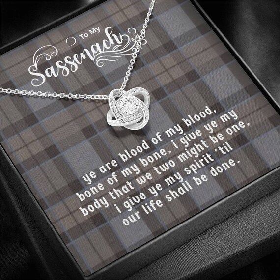 To My Sassenach Necklace Blood of My Blood Outlander | Etsy | Etsy (US)