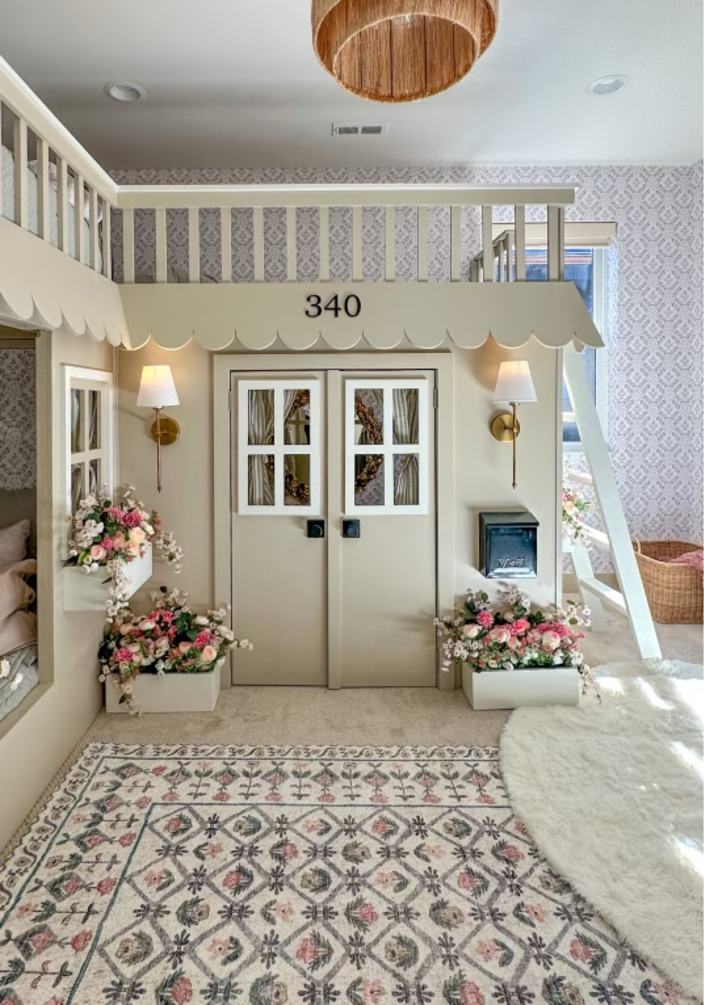 A girls heaven right here! Days and nights of hard work but could not be happier with the results and seeing those girls walk into their new room made all of it worth it! 
#bedroom #bunks #renovation #girlsroom


#LTKhome #LTKfindsunder50