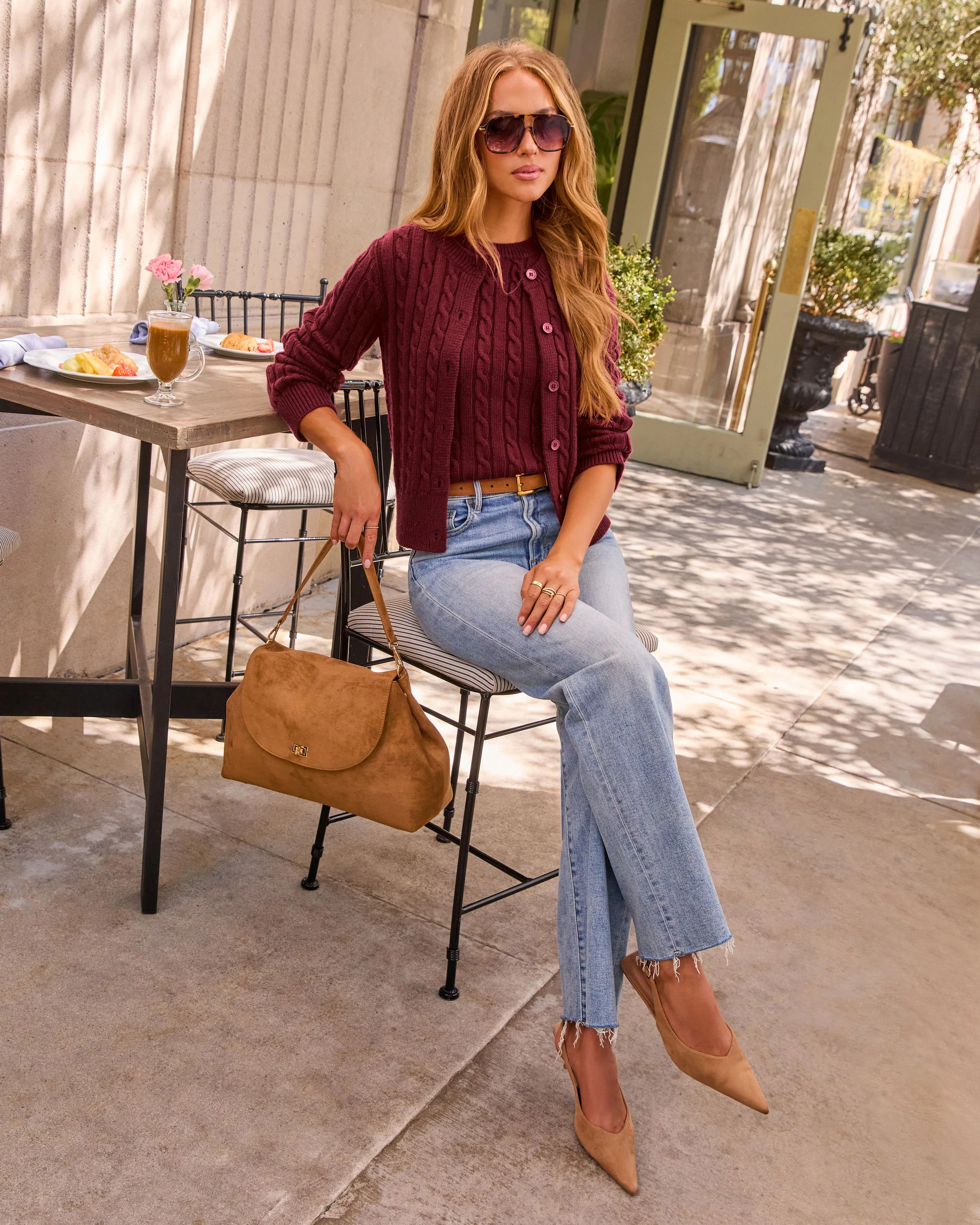 Come Find Me Cable Knit Cardigan | VICI