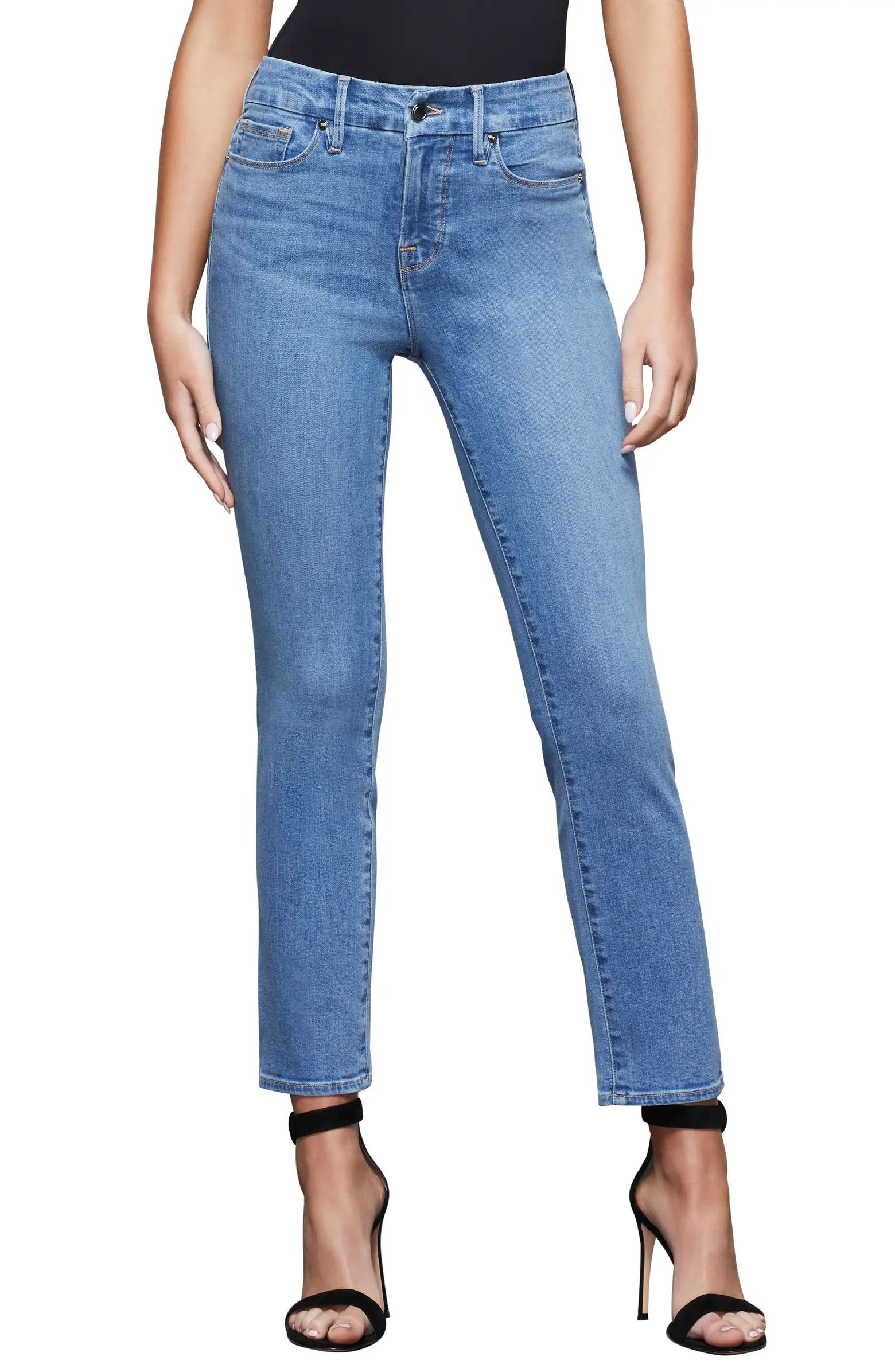 Good Straight High Waist Ankle Jeans | Nordstrom