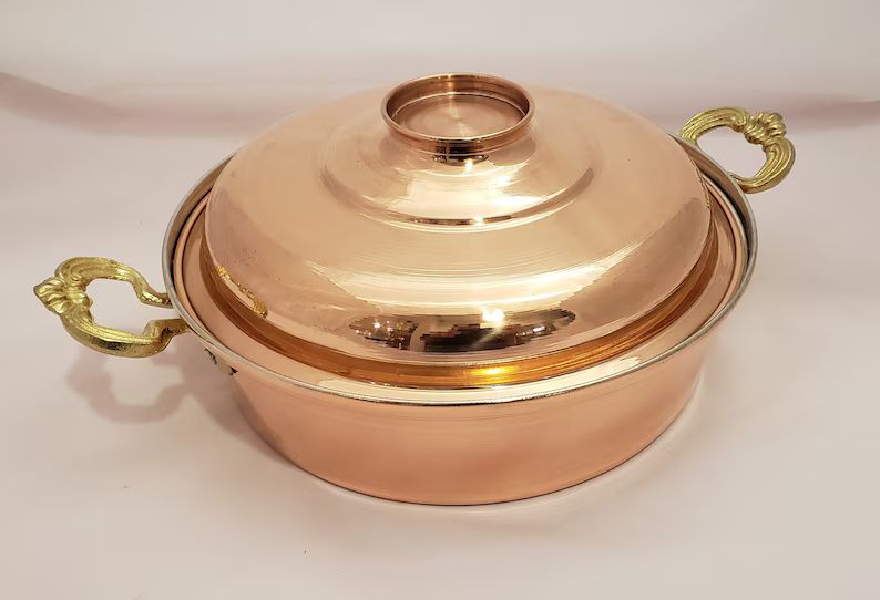 Handmade Wide Copper Pot Copper Pot Copperware Copper Pot - Etsy | Etsy (US)