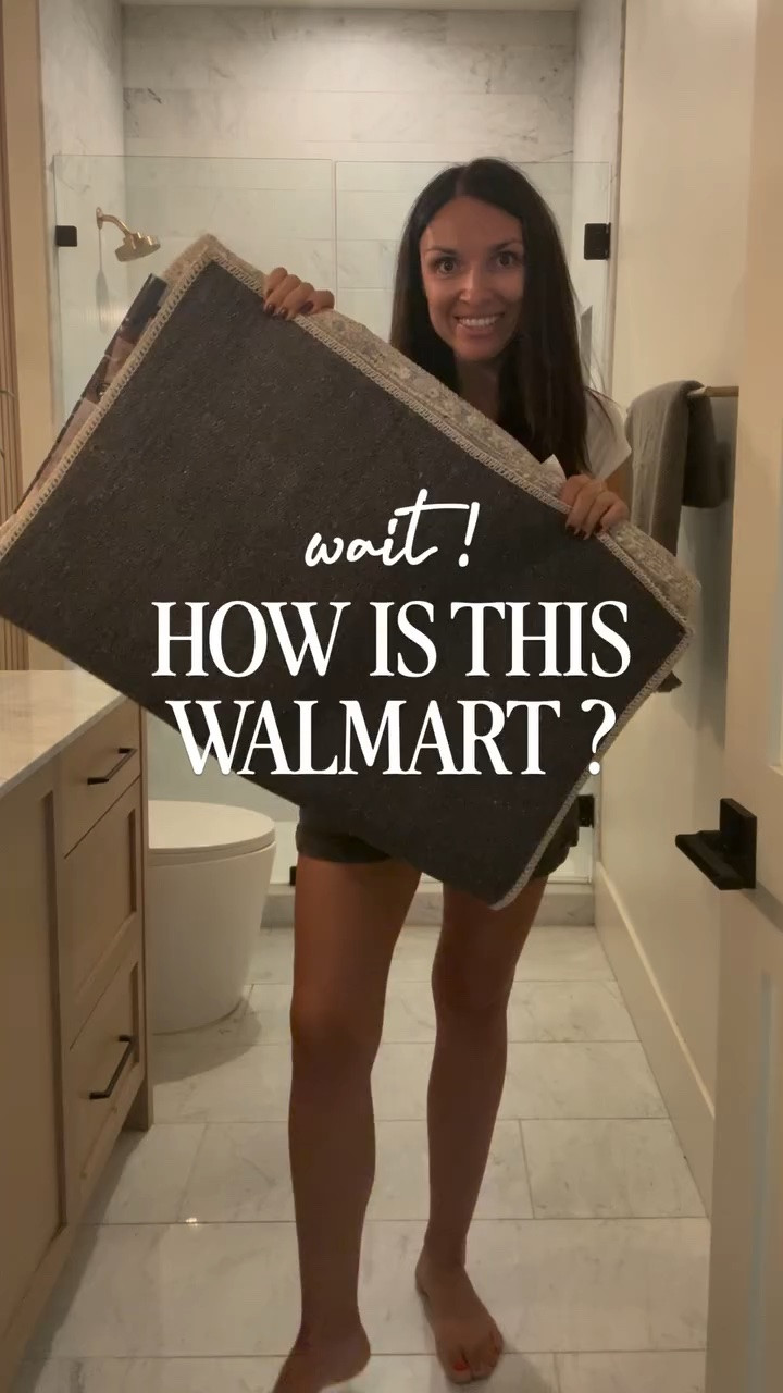 I genuinely can’t believe this vintage-inspired rug is from Walmart and under $40. It made this bathroom feel so much warmer, layered, and high-end without spending a fortune.

One of my favorite affordable home finds lately 👏

#walmartfinds #bathroomdecor #vintagerug #neutralhome #designerlookforless budgetdecor

#LTKHome #LTKSaleAlert