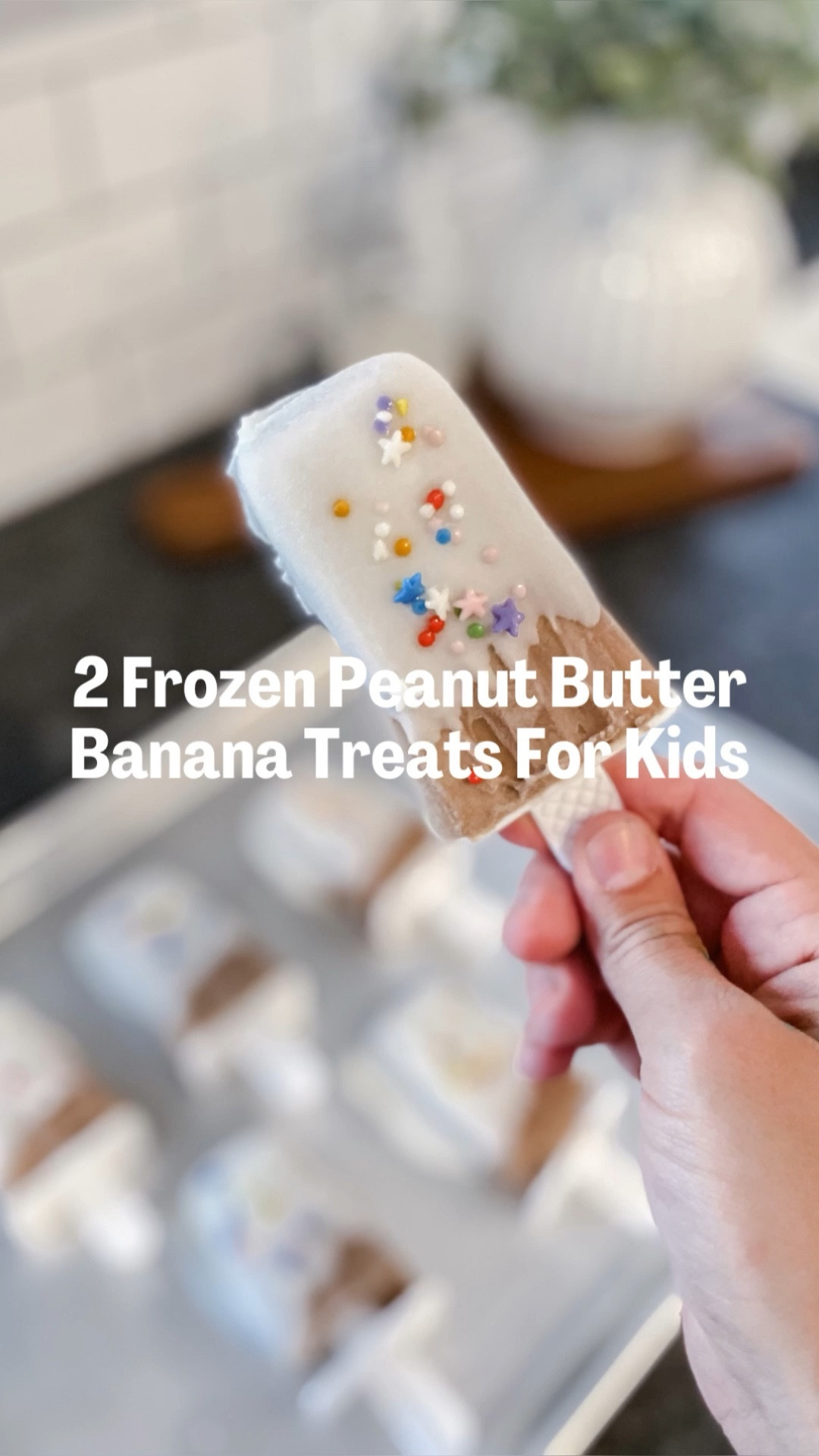 PEANUT BUTTER AND BANANA TREATS FOR KIDS! 🍌 

Treats don't always have to be completely full of unnecessary sugar. Believe me, my girls get their opportunities with added sugar, but I try my best to make "everyday treats" that keep the excitement factor while reducing the "bouncing off the walls" factor. 🙃

These frozen peanut butter banana treats are not only delicious but also super easy to prepare. These treats are perfect for kids and adults alike. Same concept. Different presentation. I love options. 😆

#LTKbaby #LTKfamily #LTKkids