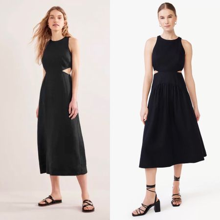 Another amazing High/Low find for you! This adorable linen dress is so cute- and Walmart has a similar one for a fraction of the price!

#summerfashion #summerdress #linendress #blackdress #lbd 

#LTKSeasonal #LTKFind #LTKunder50