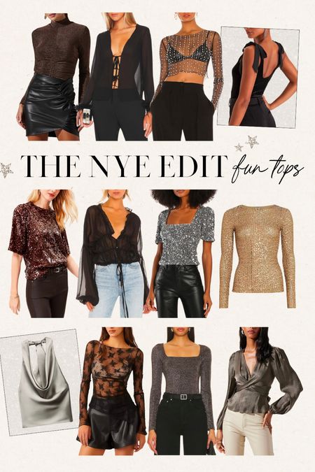 NYE Tops 🪩 // NYE outfit, NYE party outfit, New Years Eve outfit idea, New Years Eve outfit, NYU party, NYE outfit, NYE look, NYE top, sequin top, holiday top, holiday party top

#LTKparties #LTKSeasonal #LTKHoliday