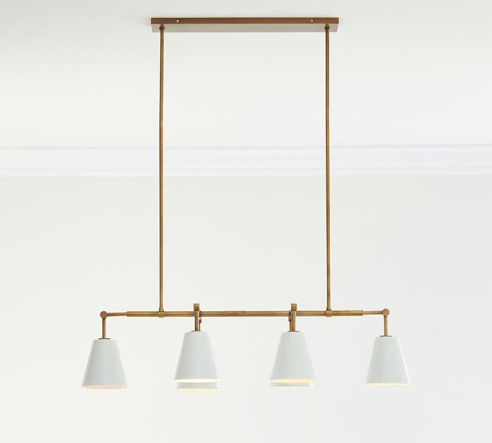 Elijah Metal Linear Chandelier | Pottery Barn (US)
