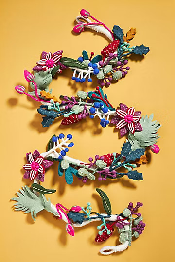 Asta Wool Garland | Anthropologie (US)
