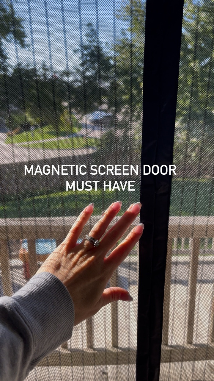 No more yelling at my kids to close the door, or having my dogs bark to go in and out! This magnetic screen door is a game changer and not only keeps bugs out, but allows my dogs and kids to go in and out as they please. Highly recommend especially for this time of year with anyone who enjoys having windows open 🐕🍂👦🏼

Home improvement, home must have, home hack, fall time, pet owner, dog owner, moms with kids, kid must haves, outdoor hacks, Amazon home, Amazon finds 

#LTKHome #LTKFindsUnder50 #LTKSeasonal