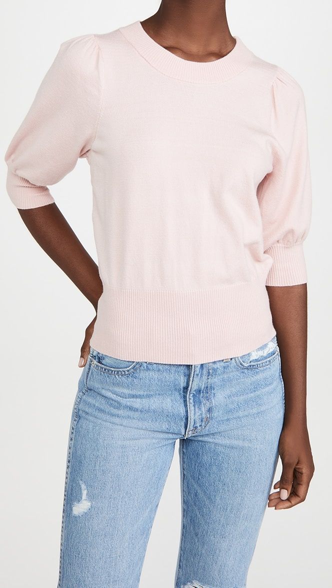 Girl Next Door Puff Sleeve Sweater | Shopbop