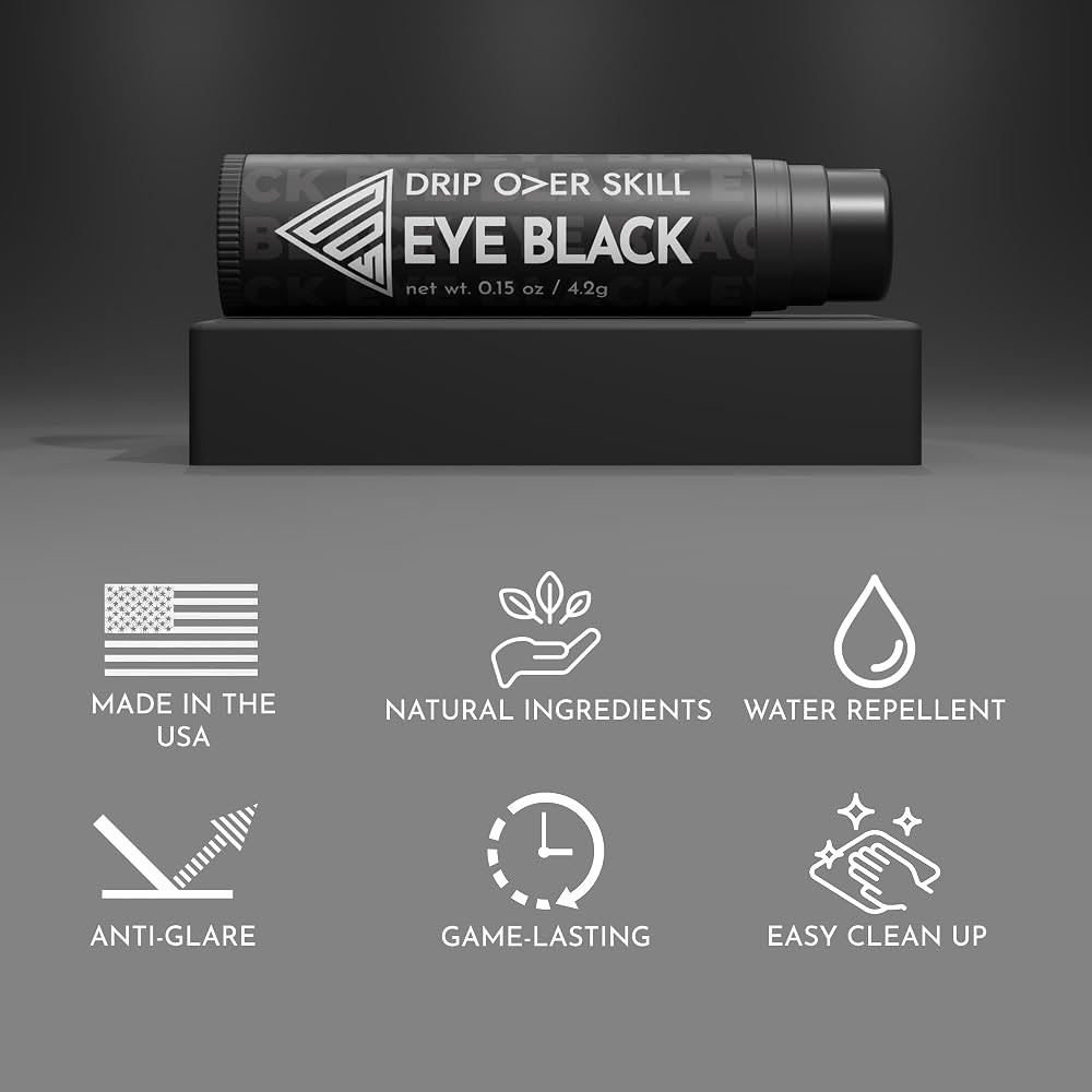 D.R.I.P Over Skill Eye Black Stick, Made in the USA with Natural Ingredients, Face Paint Drip, Sp... | Amazon (US)