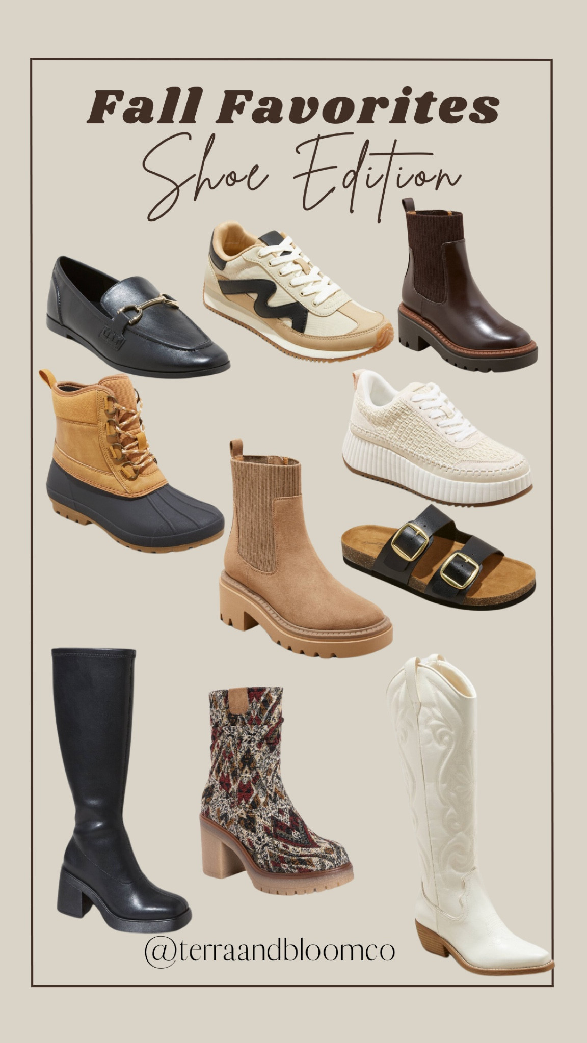 These fall shoes have me crushing ✨😍  🤌🏼


boots weather | target fall | fall vibes | sweater weather | autumn | seasonal finds | fall shoes 

#fallshoes #boots #autumnvibes #fallvibes#LTKunder50 #LTKunder100

#LTKSeasonal #LTKStyleTip #LTKShoeCrush