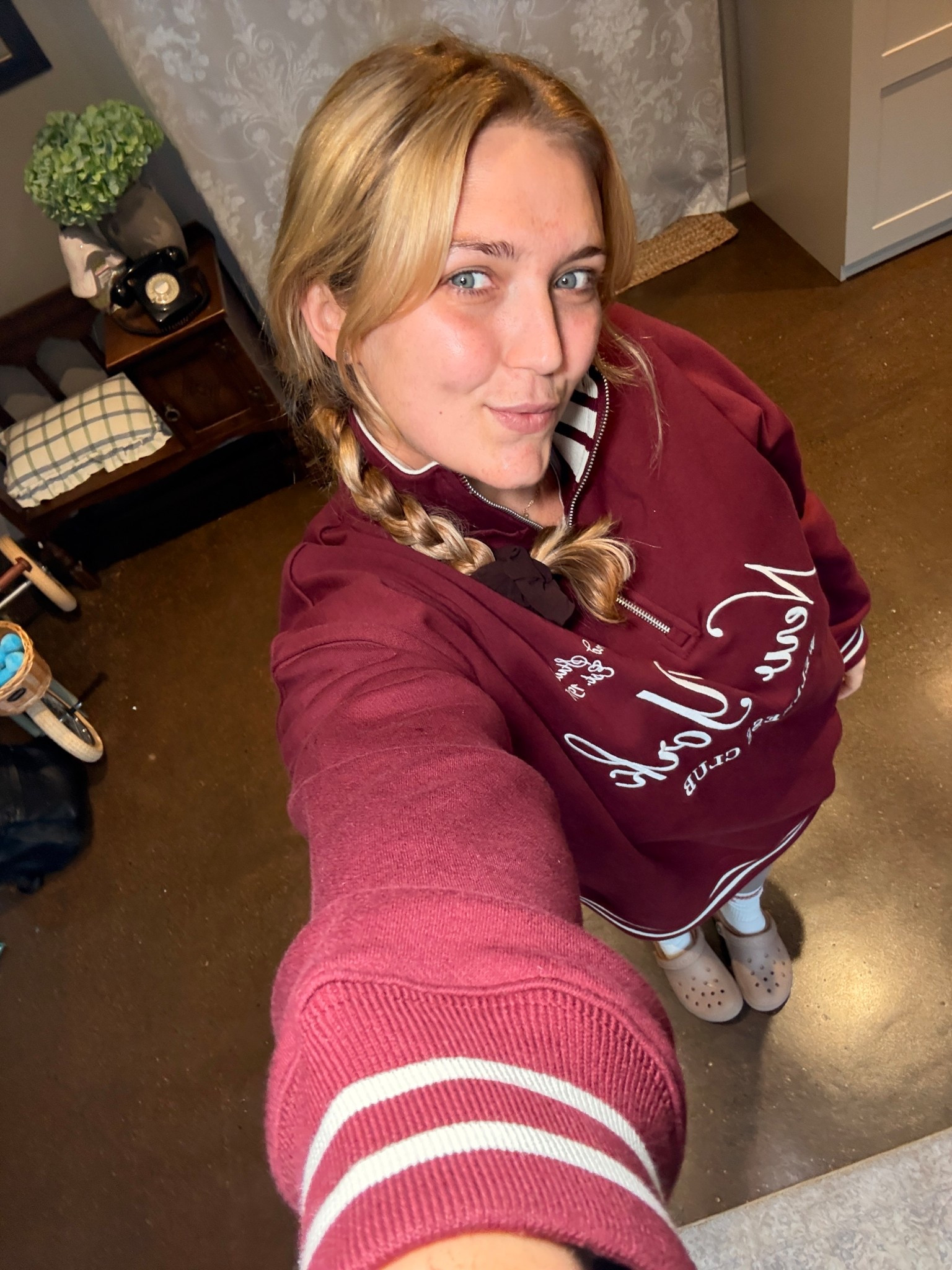 Burgundy half zip ✨

#LTKwinter #LTKeurope #LTKmidsize