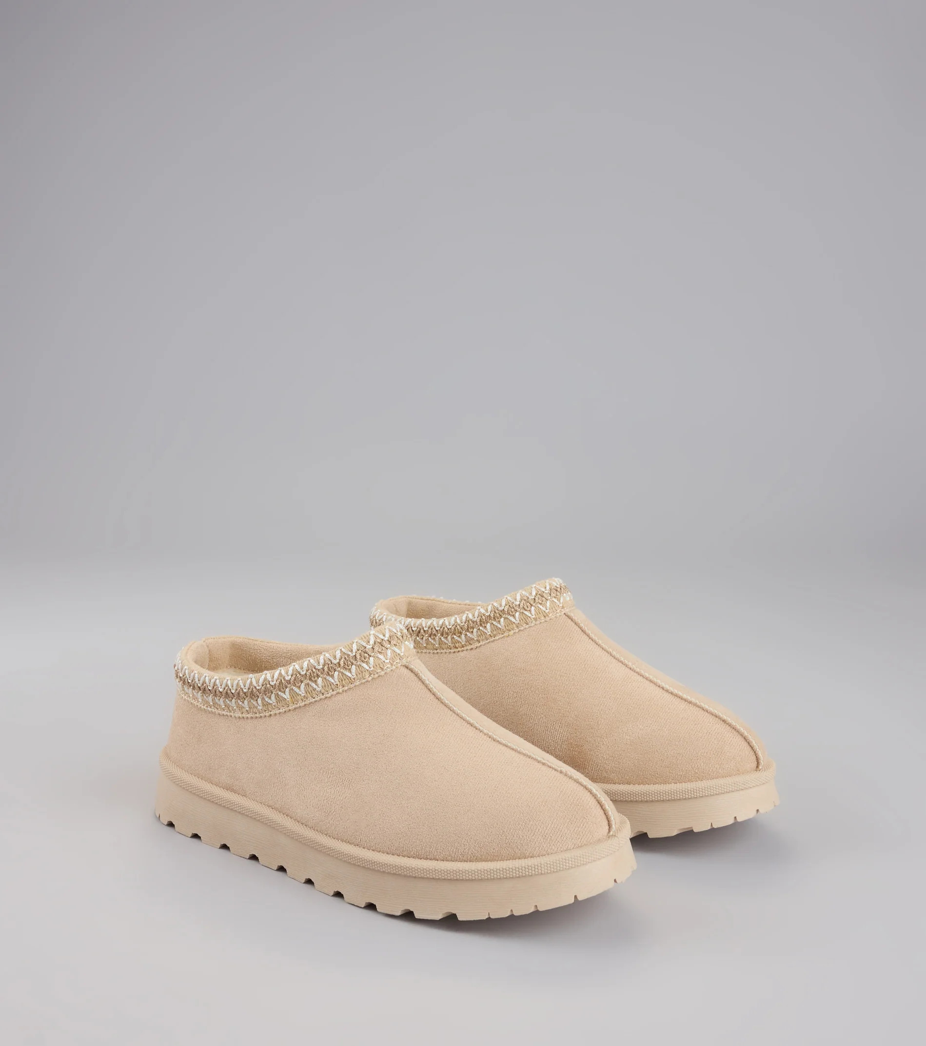 Cozy Status Faux Suede Platform Slippers | Windsor Stores