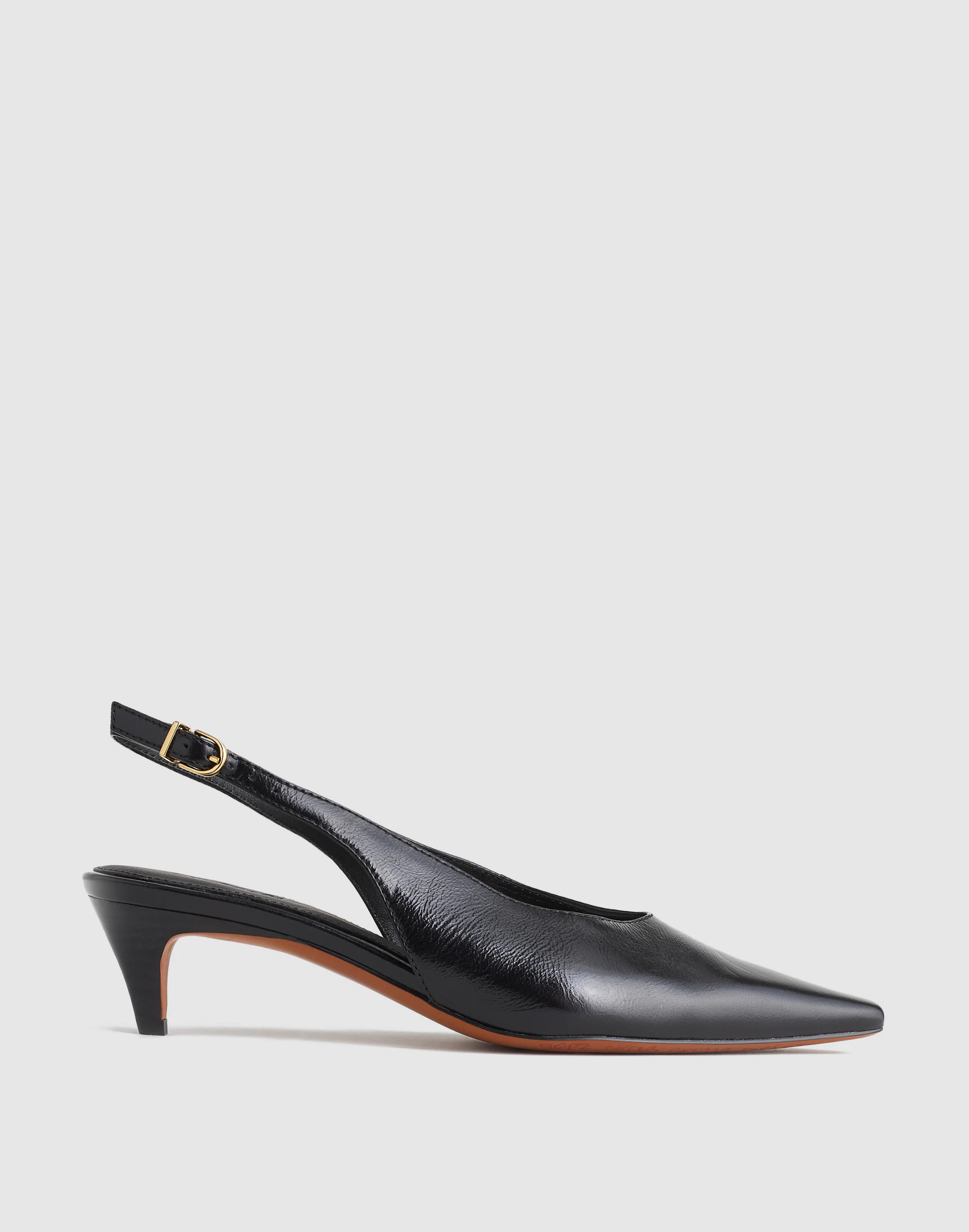 The Emilie Slingback Pump in Leather | Madewell
