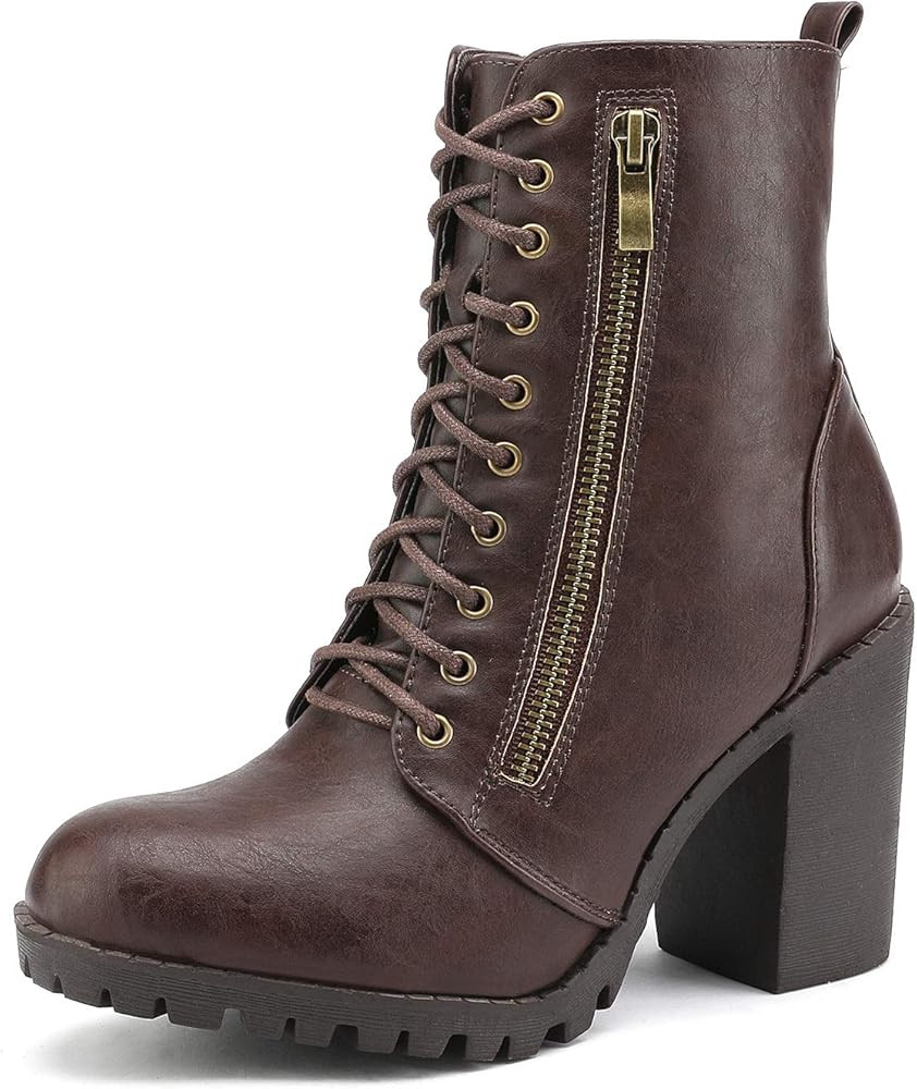 DREAM PAIRS Women’s Chunky Heel Ankle Booties | Amazon (US)