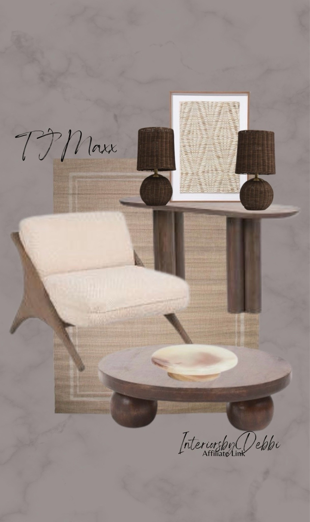 TJ Maxx Finds
Accent chair, area rug, coffee table, sofa table, lamps, art, transitional home, modern decor, amazon find, amazon home, target home decor, mcgee and co, studio mcgee, amazon must have, pottery. barn, Walmart finds, affordable decor, home styling, budget friendly, accessories, neutral decor, home finds, buy new arrival, coming soon, sale alert, high end look for less, Amazon favorites, Target finds, cozy, modern, earthy, transitional, luxe, romantic, home decor, budget friendly decor #tjmaxx

#LTKSeasonal #LTKHome