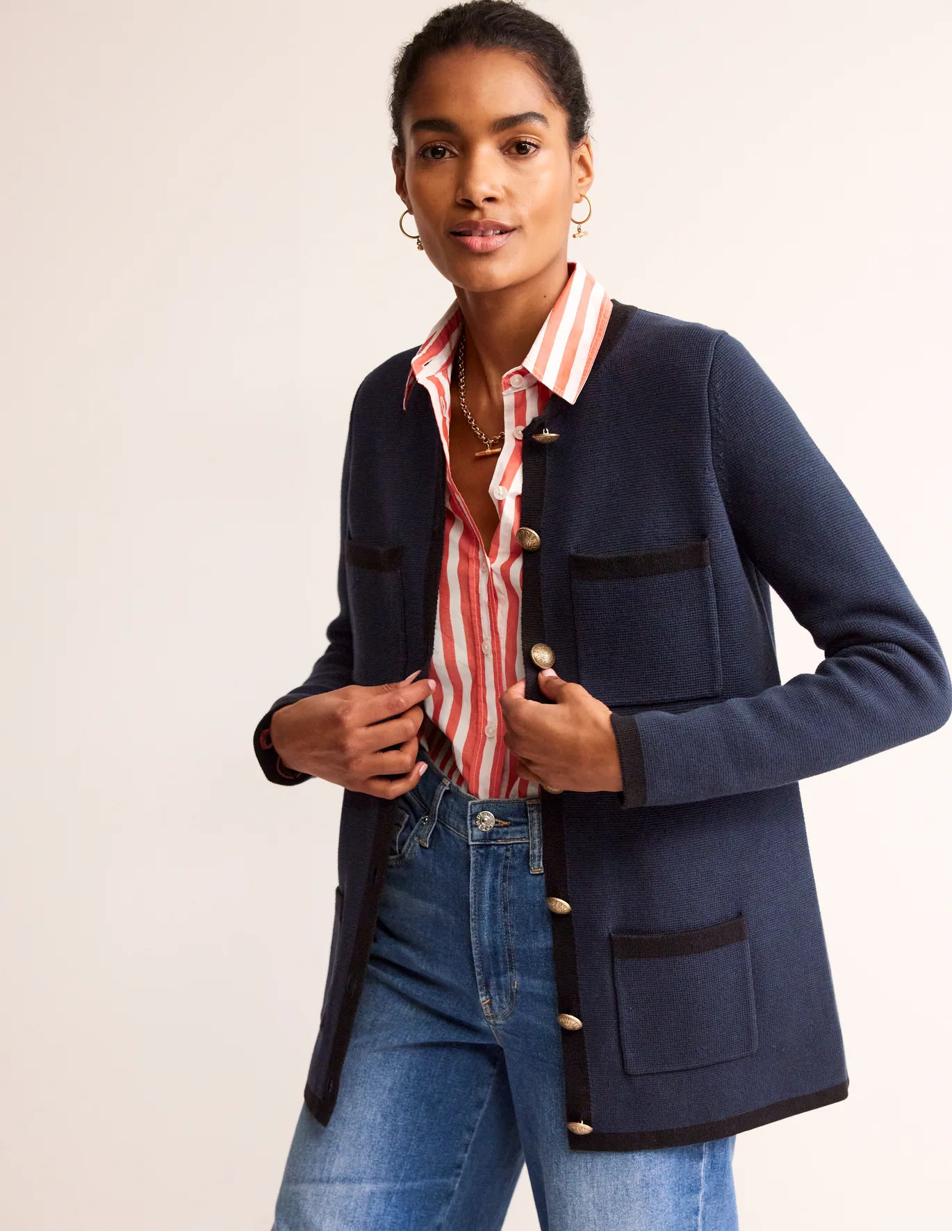 Holly Longline Knitted Jacket | Boden (UK & IE)