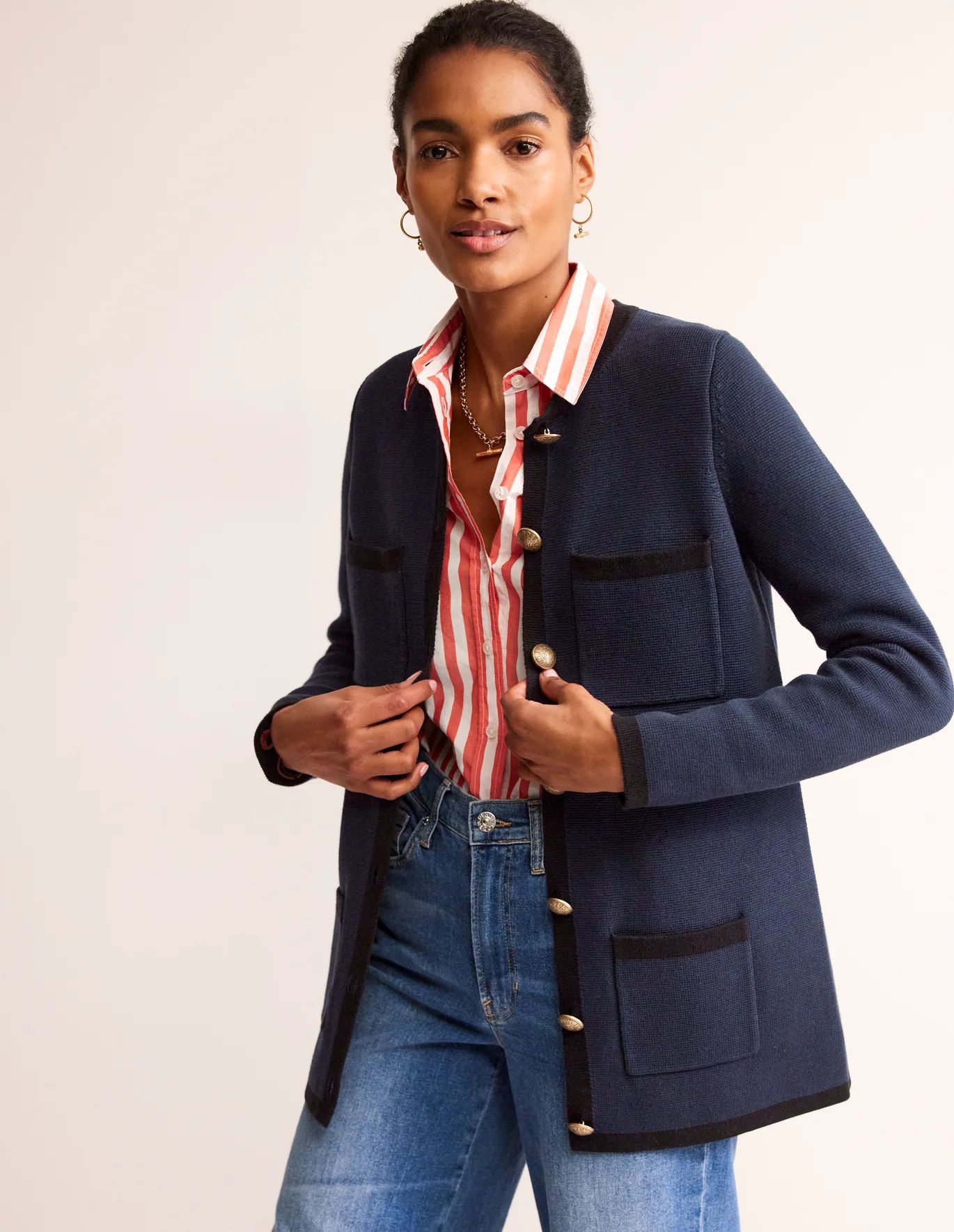 Holly Longline Knitted Jacket | Boden (US)