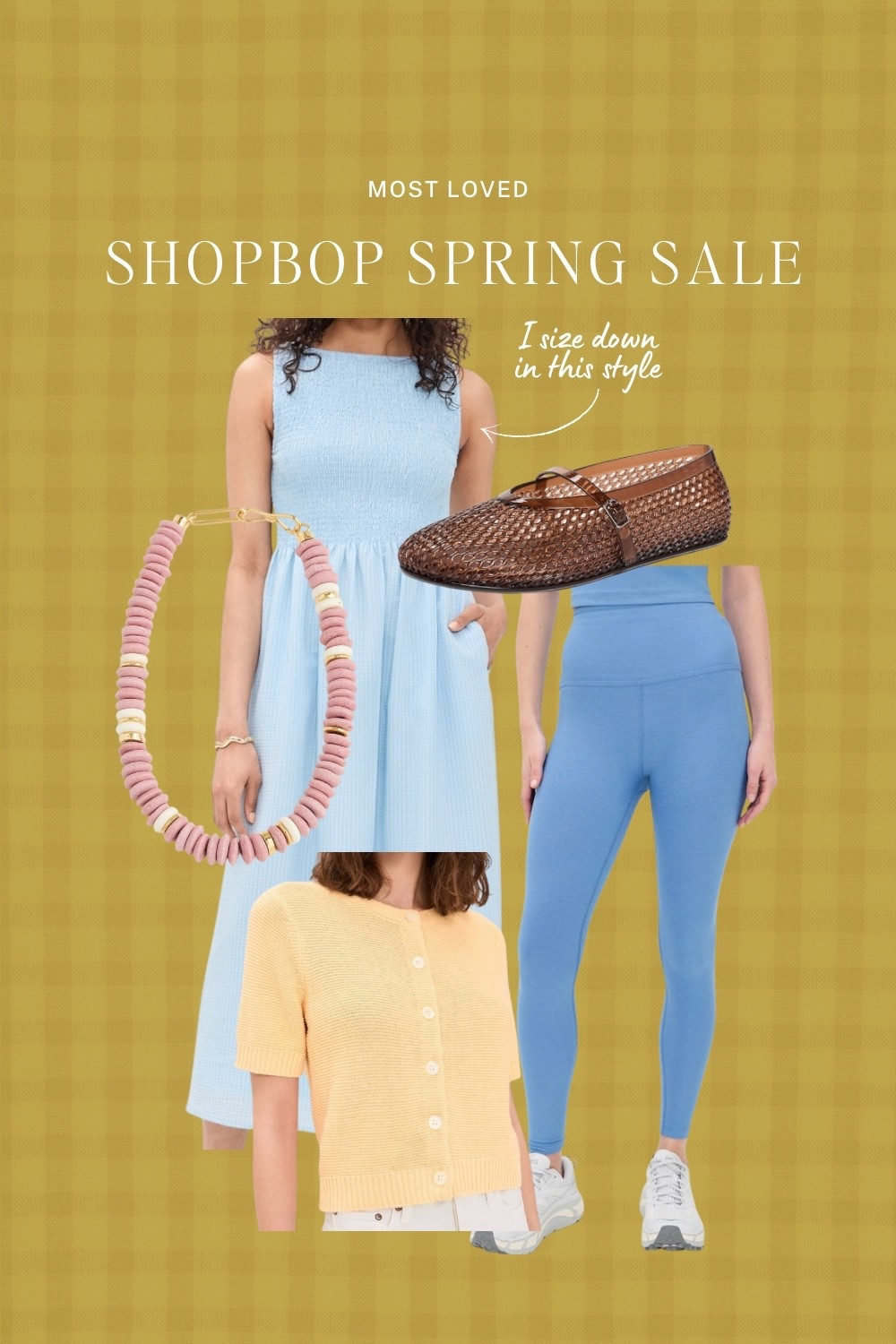 Bestsellers from day 1 of the Shopbop Spring sale - I size down to an xs in the Hill House dress, under $50 jellies, Alex Mill summer cardigan fits true to size, adore this necklace, and my favorite workout leggings 
xo, Claire 

#LTKOver40 #LTKSaleAlert #LTKSeasonal
