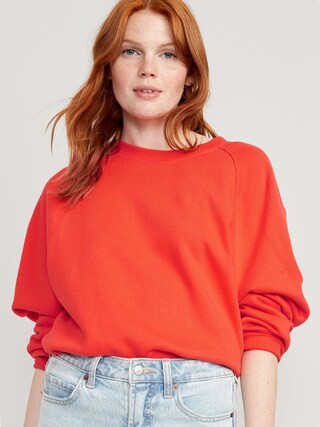 Oversized Vintage Tunic Sweatshirt for Women | Old Navy (US)