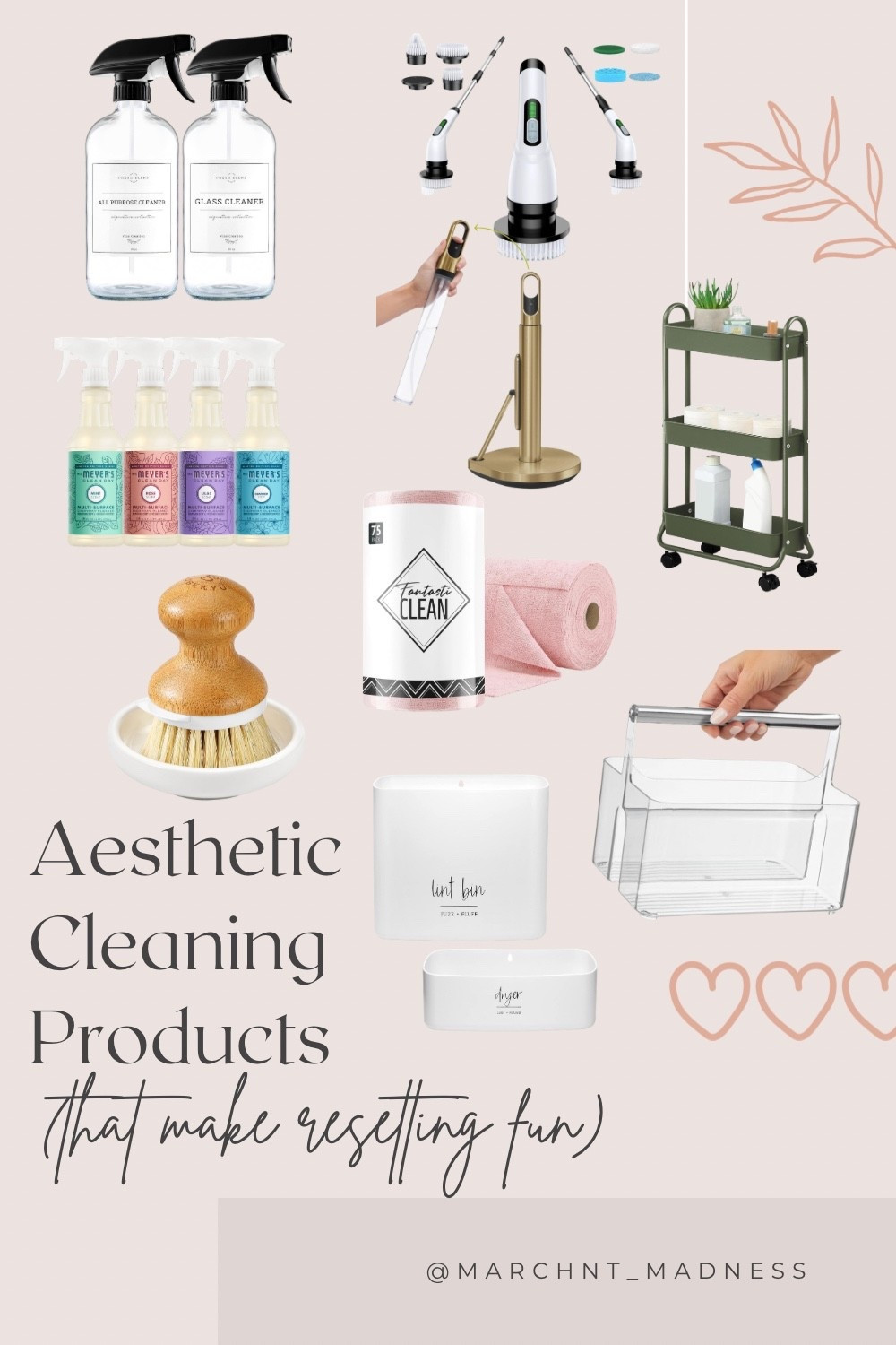 If you love a realistic weekly reset, these Amazon cleaning favorites actually make cleaning feel satisfying. Think Mrs. Meyer’s seasonal scents, glass refillable spray bottles, spin scrubbers, and neutral cleaning caddies. #cleaning #aesthetic #springcleaning #organization 

#LTKHome #LTKmomlife