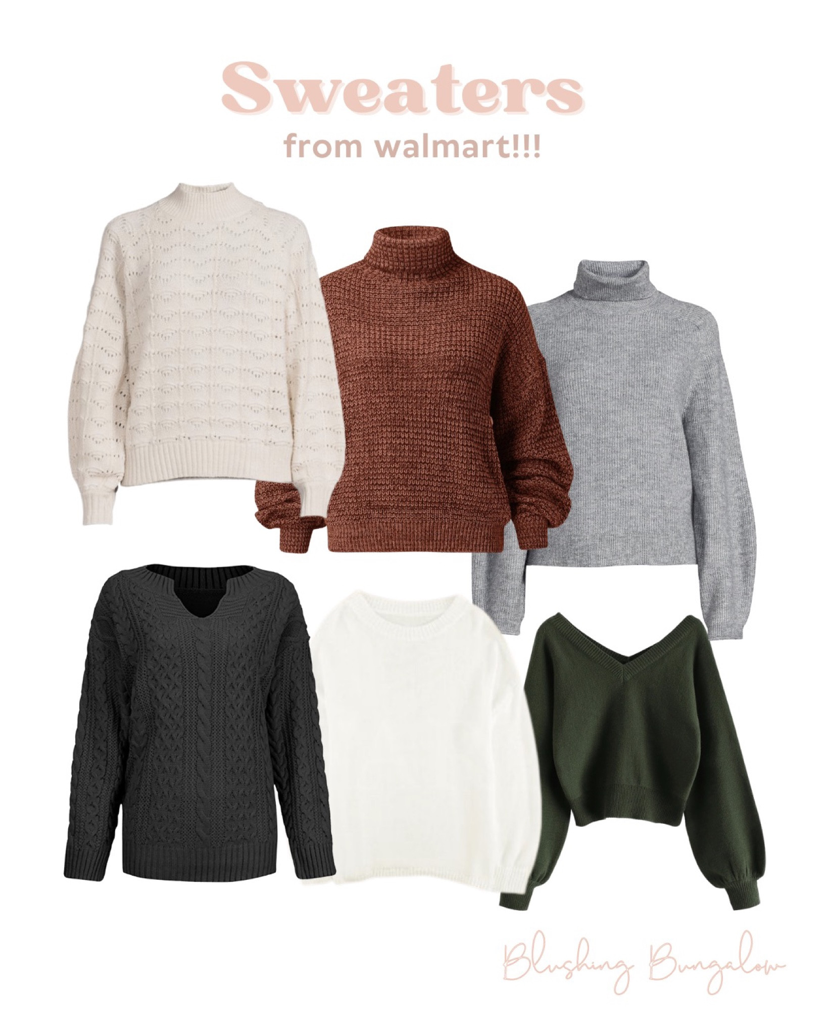 Sweaters, Walmart, Christmas sweaters, grey sweaters, white sweaters, cropped sweaters, long sweaters, v neck sweaters, turtleneck sweaters, Walmart Fashion. #walmart 

#LTKSeasonal #LTKGiftGuide #LTKstyletip