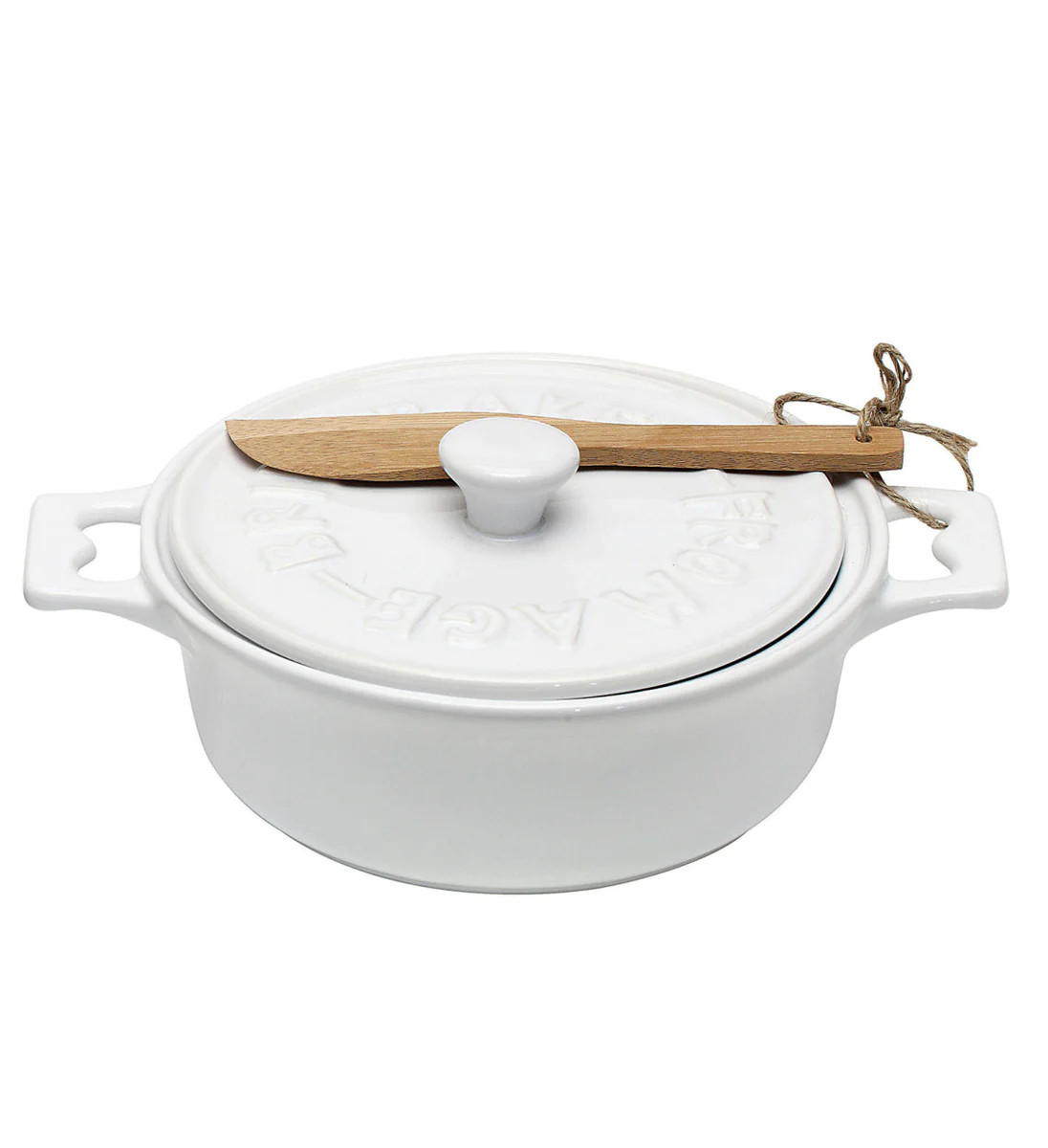 CLASSIC STONEWARE BRIE BAKER  (WHITE) | Cooper at Home