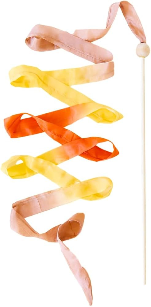 Sarah's Silks Boho Rainbow Streamer - 8' Long Ribbon Wand for Kids, Pretend Play, Dance, Baton St... | Amazon (US)