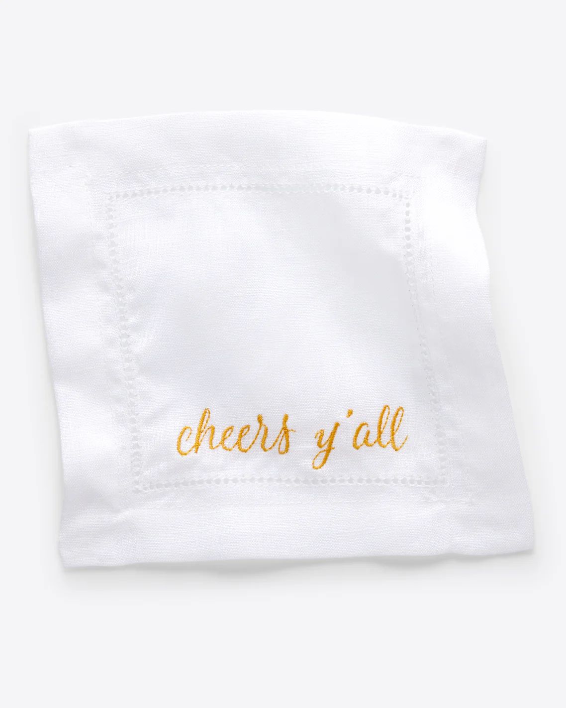 Cheers Y'all Cocktail Napkins (Set of 4) | Draper James (US)