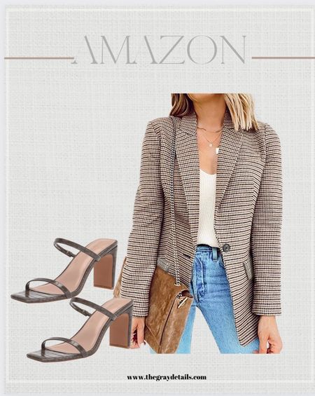 Amazon plaid blazer, the drop shoes In fall colors

#LTKshoecrush #LTKstyletip #LTKworkwear