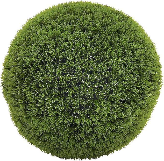 Deco 79 Faux Foliage Boxwood Topiary Artificial Foliage Ball, 15" x 15" x 15", Green | Amazon (US)