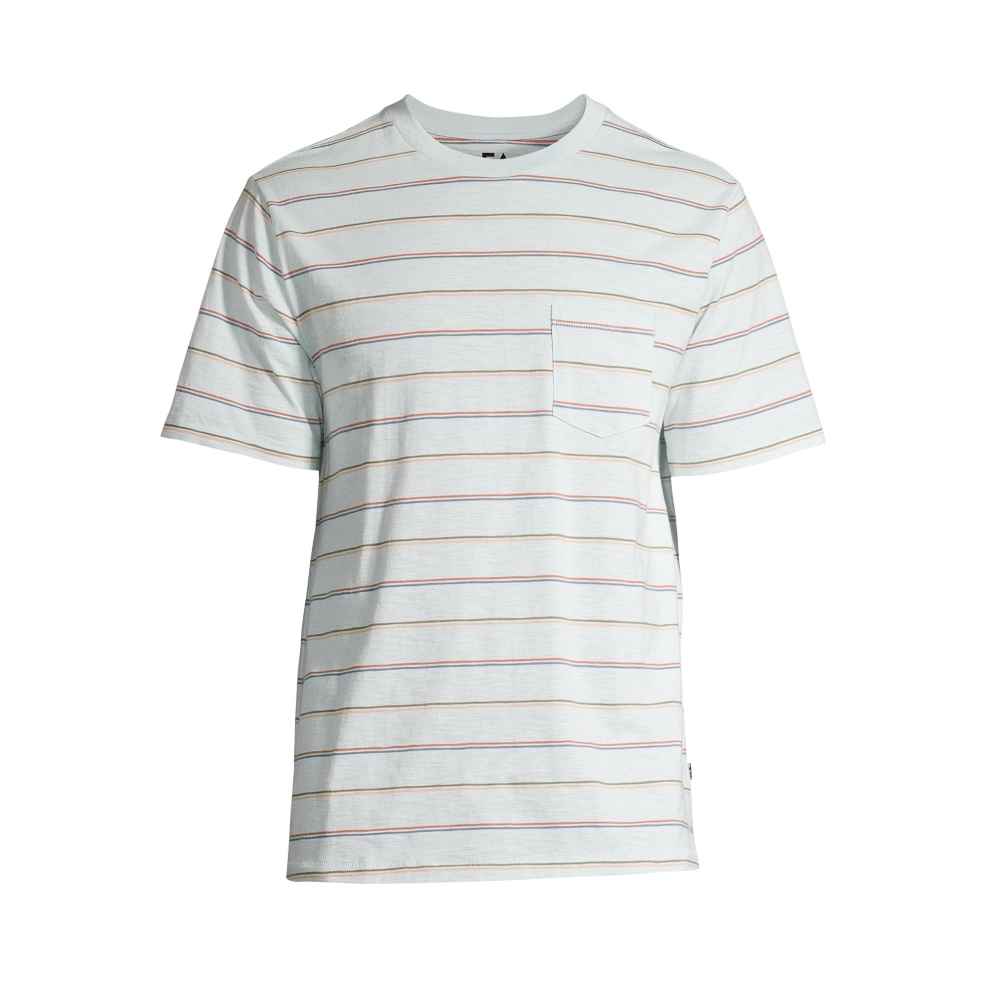 Free Assembly Men's Short Sleeve Striped Pocket T-Shirt | Walmart (US)