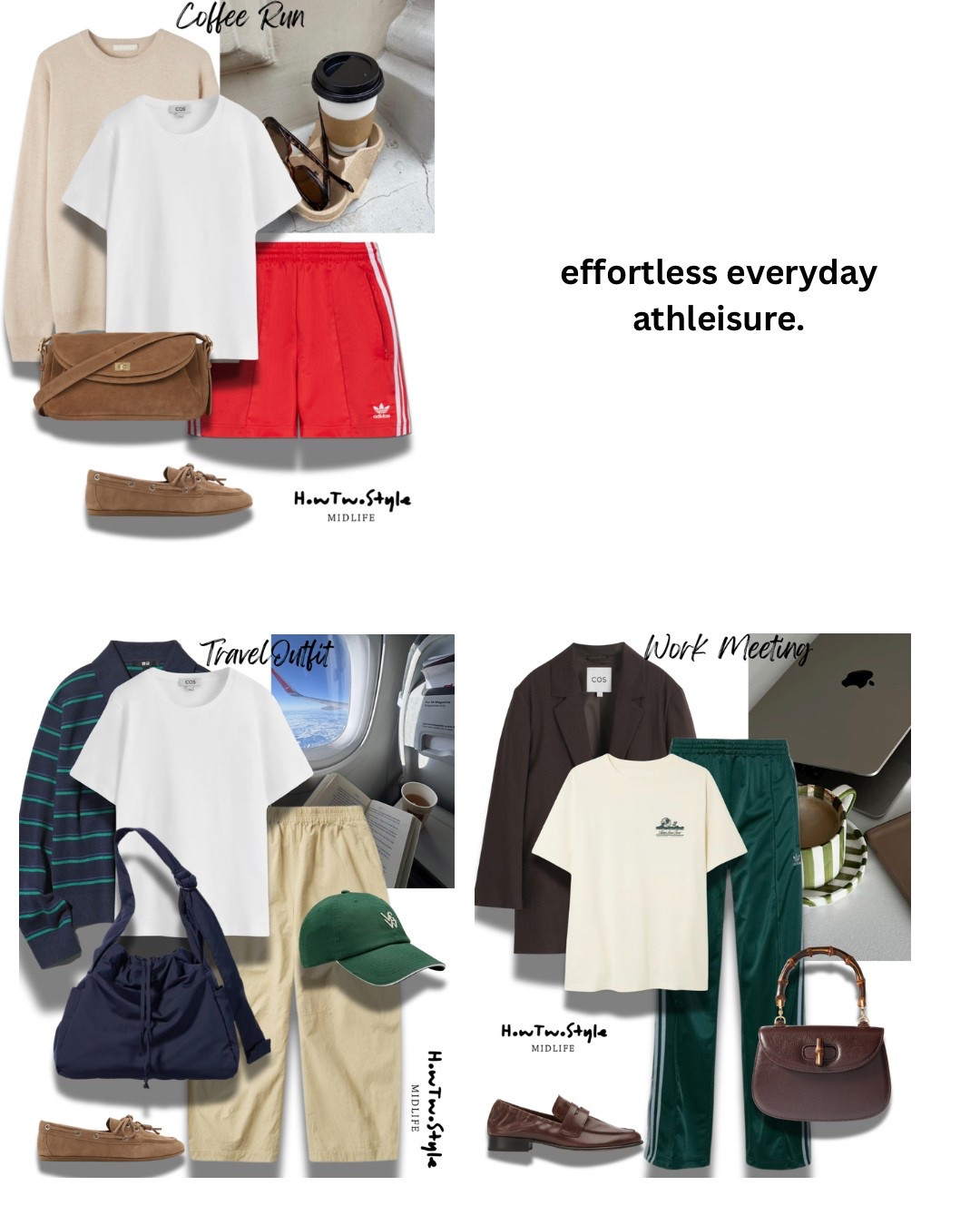 Athleisure for everyday: take one sporty piece and add simple staples. Done.

I wear a Small or Medium in Adidas shorts and Pants.  I always wear a Medium or Large in UNIQLO (run small).

#LTKstyletip #LTKover50style #LTKaustralia