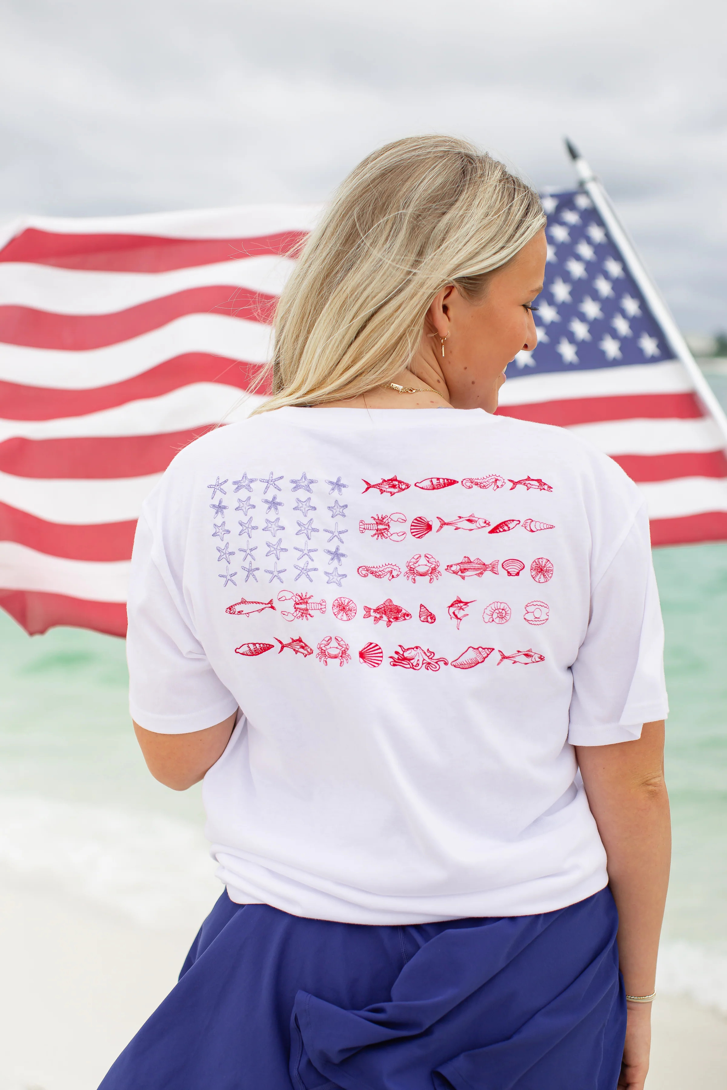 American Seas Tee | Boujee Marlin