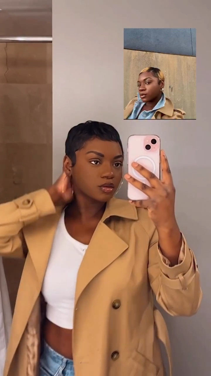 Why do jet black hair phases always feel like a reset? 😭
.
.
#pixiecutatlanta #pixiecutstyle #shorthairgirl #shorthairstylesforblackwomen #thecutlife #thecutlife✂️ #pixiehaircut #atlantacontentcreator