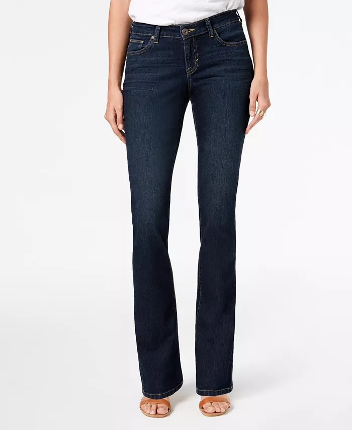 Women's Curvy-Fit Bootcut Jeans in Regular, Short, and Long Lengths, Created for Macy's | Macys (US)